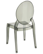 Set of 4 Dining Chairs MERTON Black