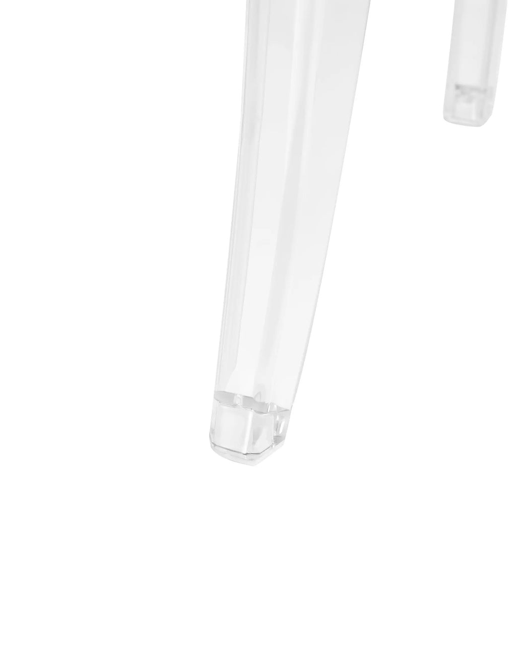 Set of 4 Dining Chairs MERTON Transparent