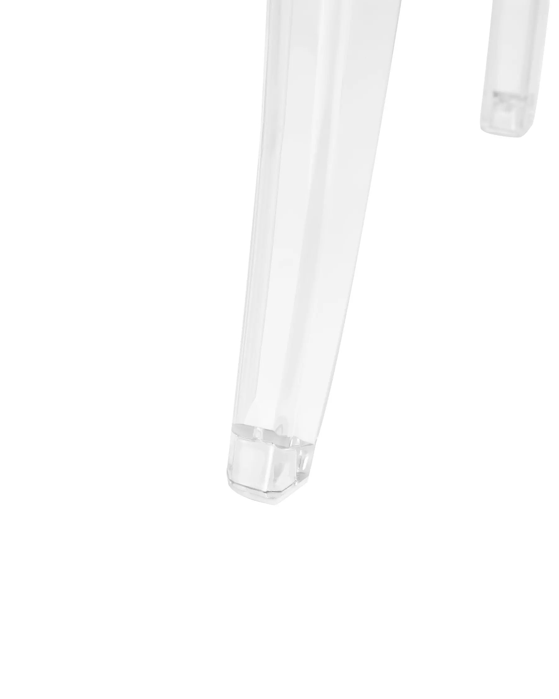 Set of 4 Dining Chairs MERTON Transparent