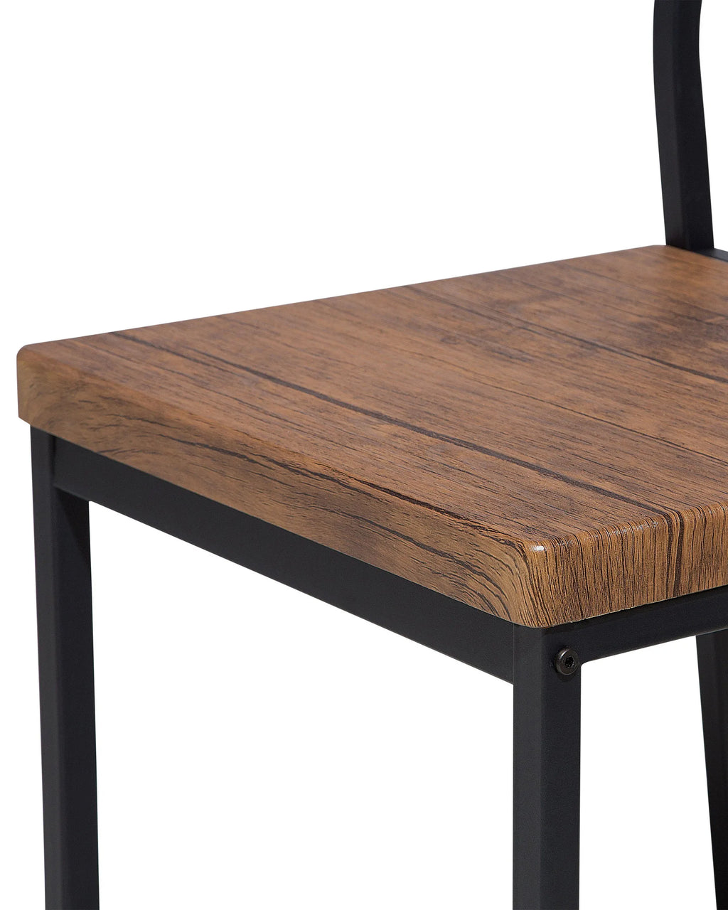 Set of 6 Dining Chairs LAREDO Brown/ Black
