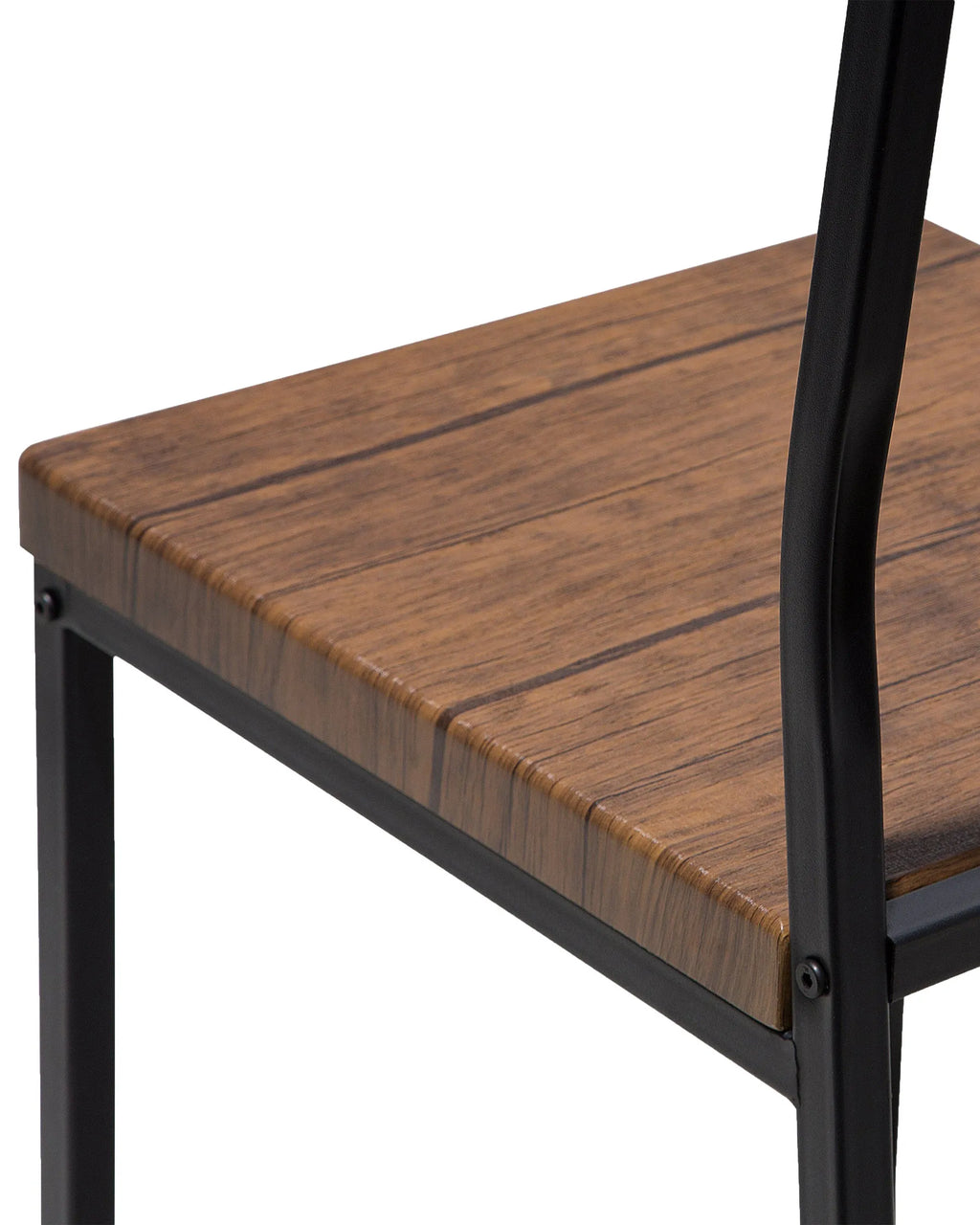 Set of 6 Dining Chairs LAREDO Brown/ Black