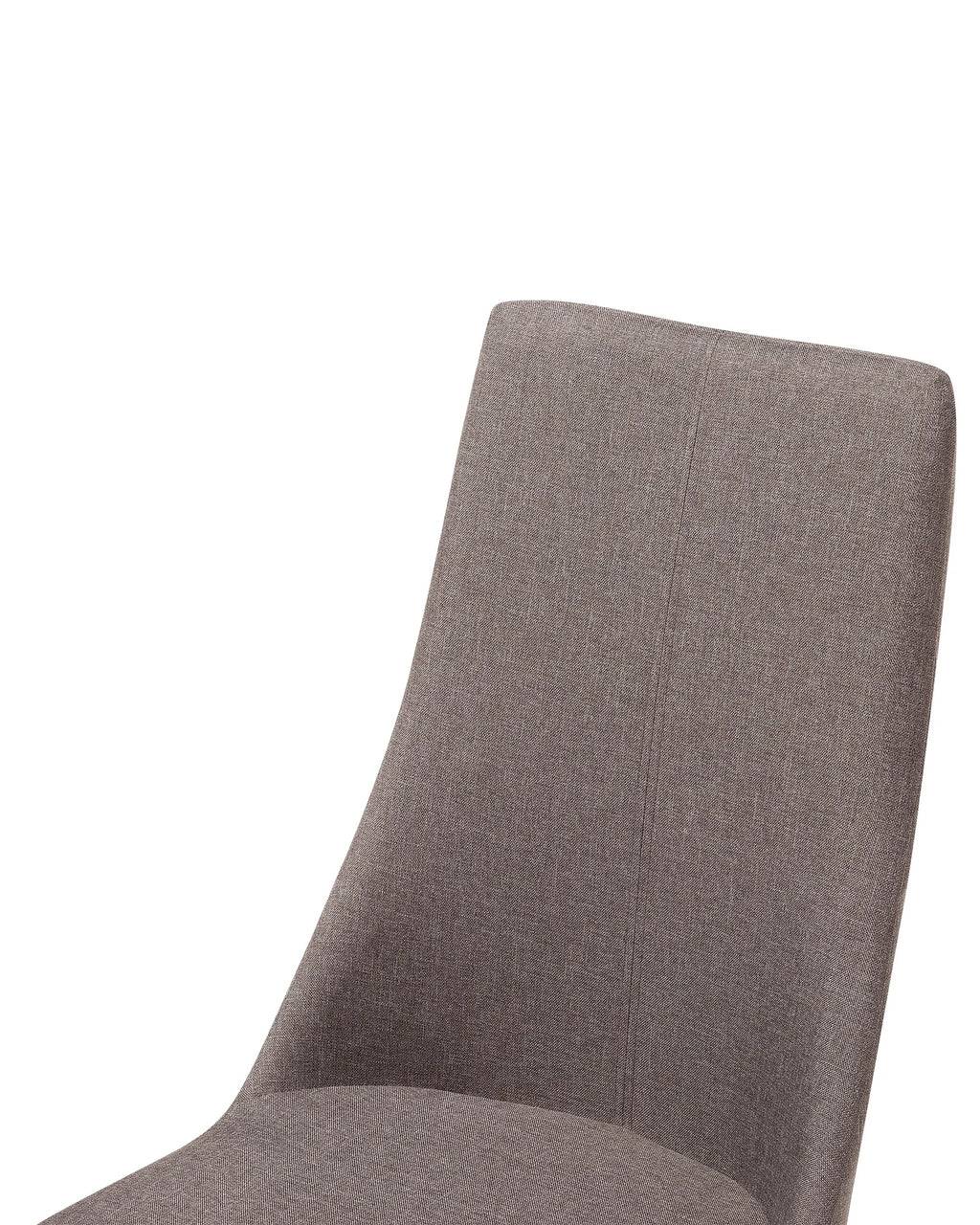 Set of 2 Dining Chairs CLAYTON Fabric Taupe