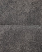 Set of 2 Dining Chairs NEVADA Fabric Dark Grey