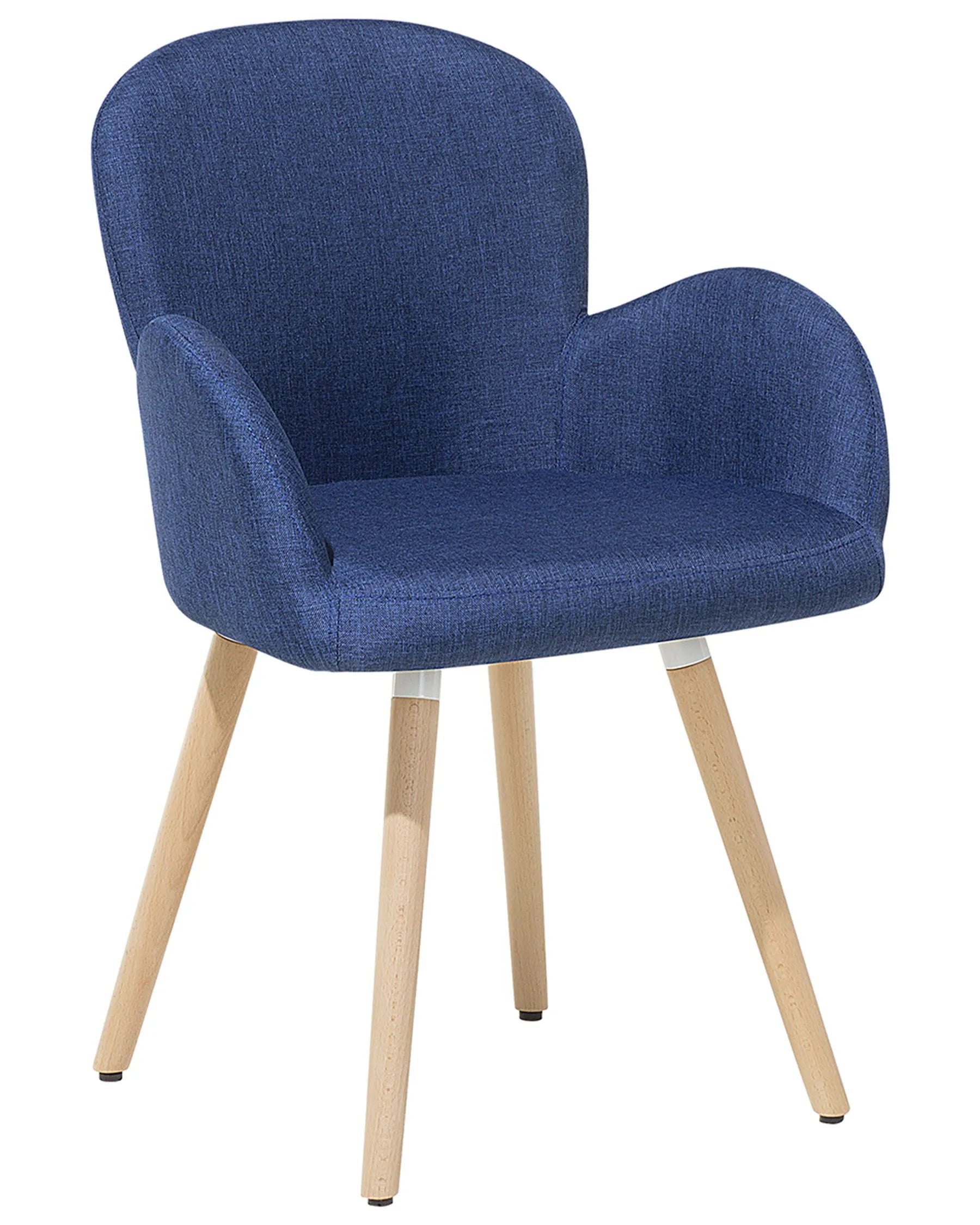 Set of 2 Dining Chairs BROOKVILLE Navy Blue