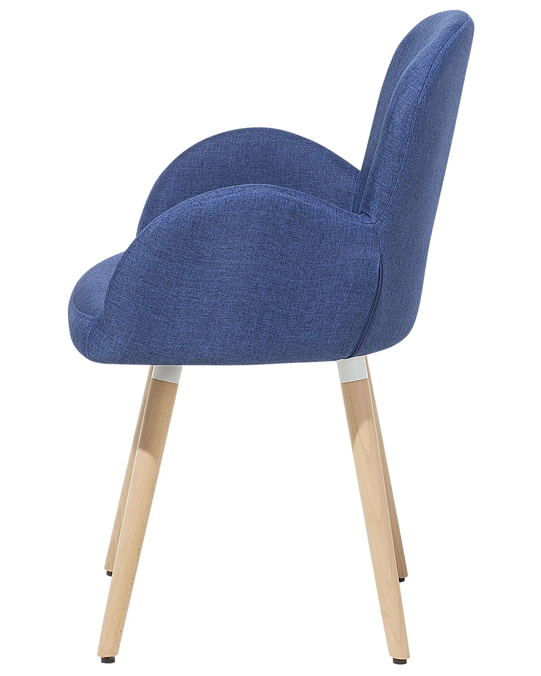 Set of 2 Dining Chairs BROOKVILLE Navy Blue