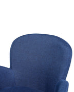 Set of 2 Dining Chairs BROOKVILLE Navy Blue