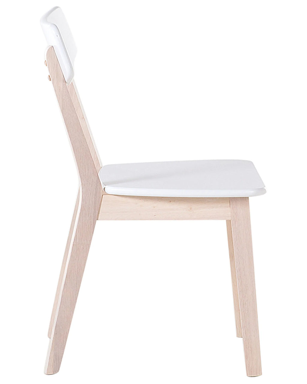 Set of 2 Dining Chairs SANTOS White