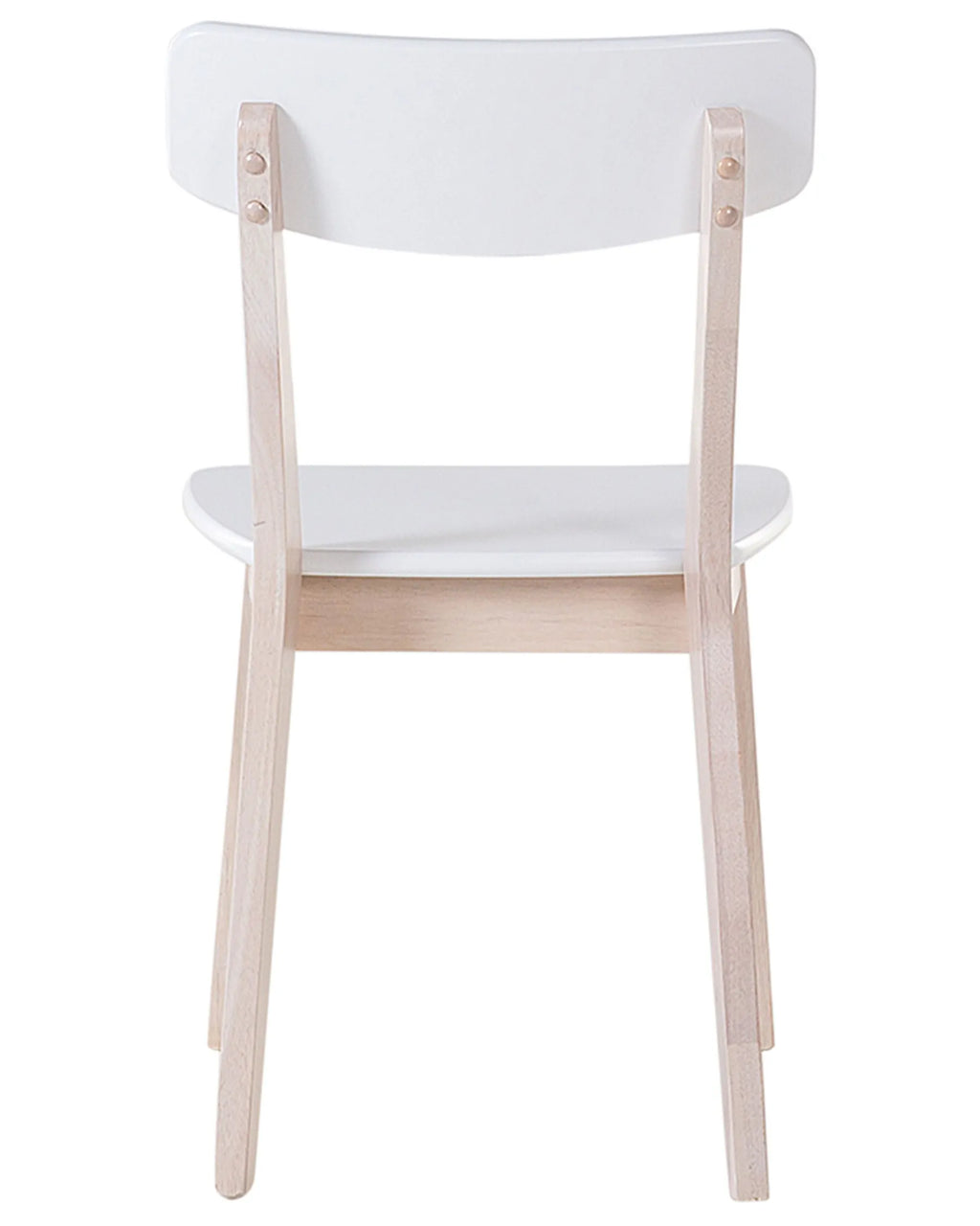 Set of 2 Dining Chairs SANTOS White