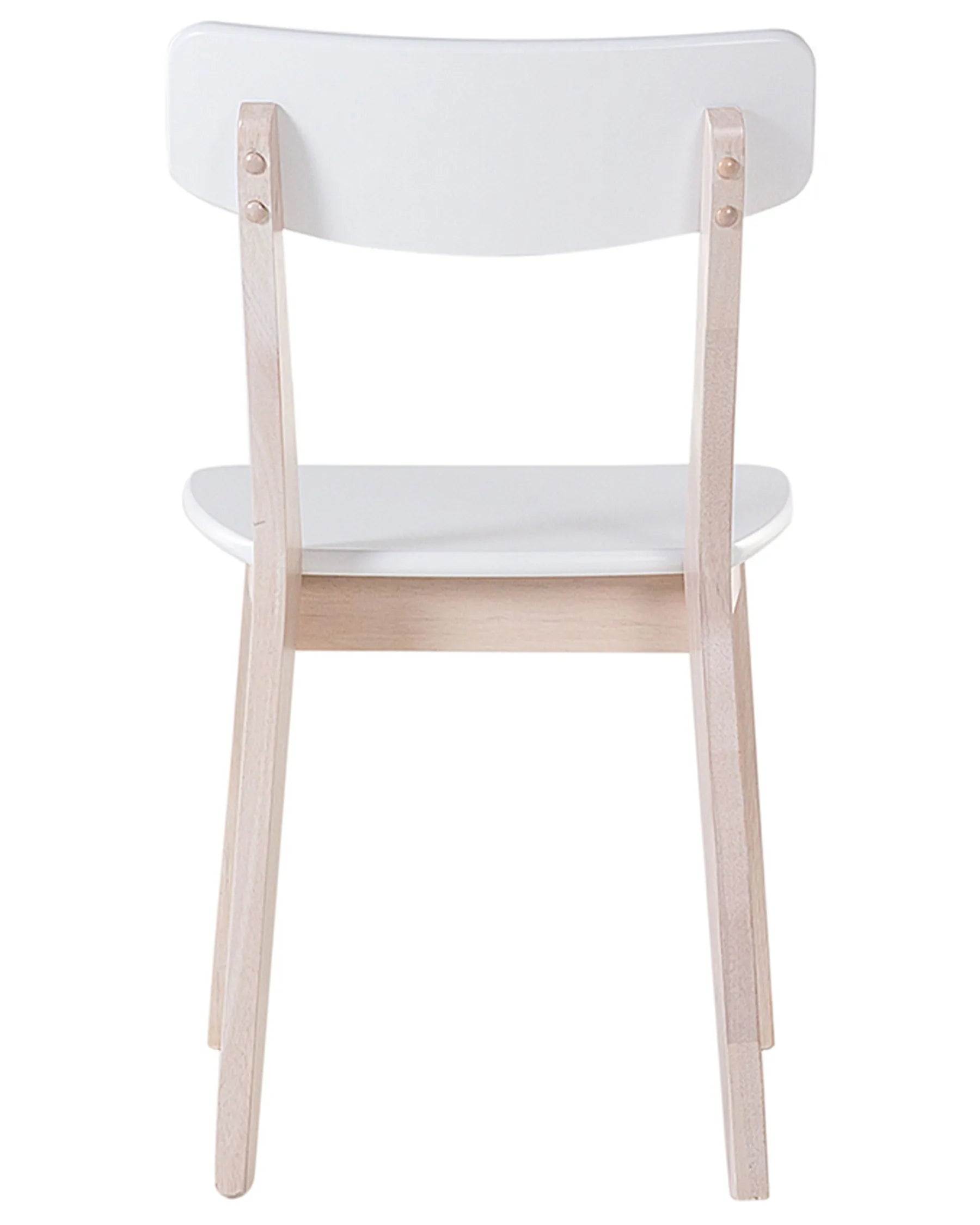 Set of 2 Dining Chairs SANTOS White
