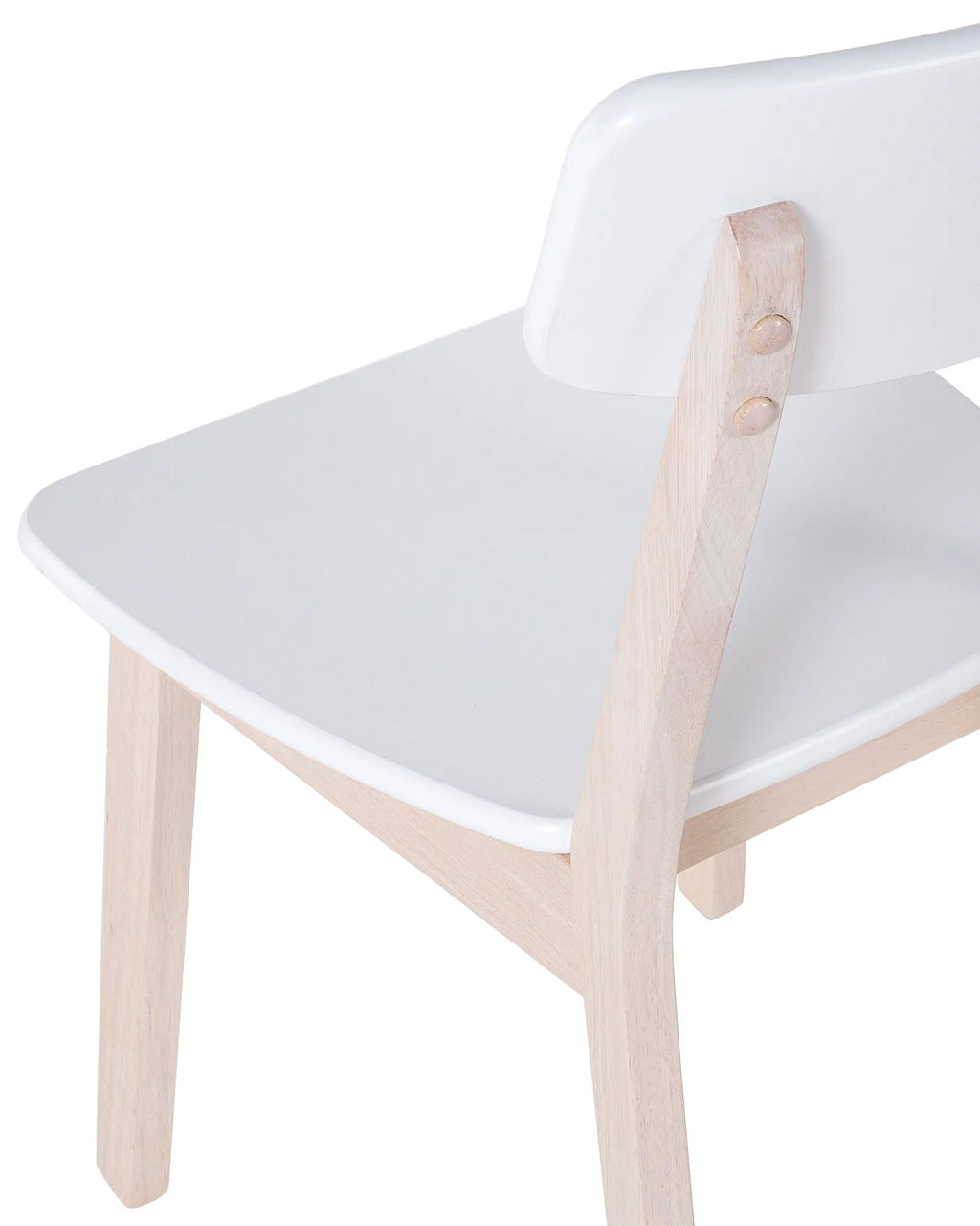 Set of 2 Dining Chairs SANTOS White