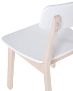 Set of 2 Dining Chairs SANTOS White