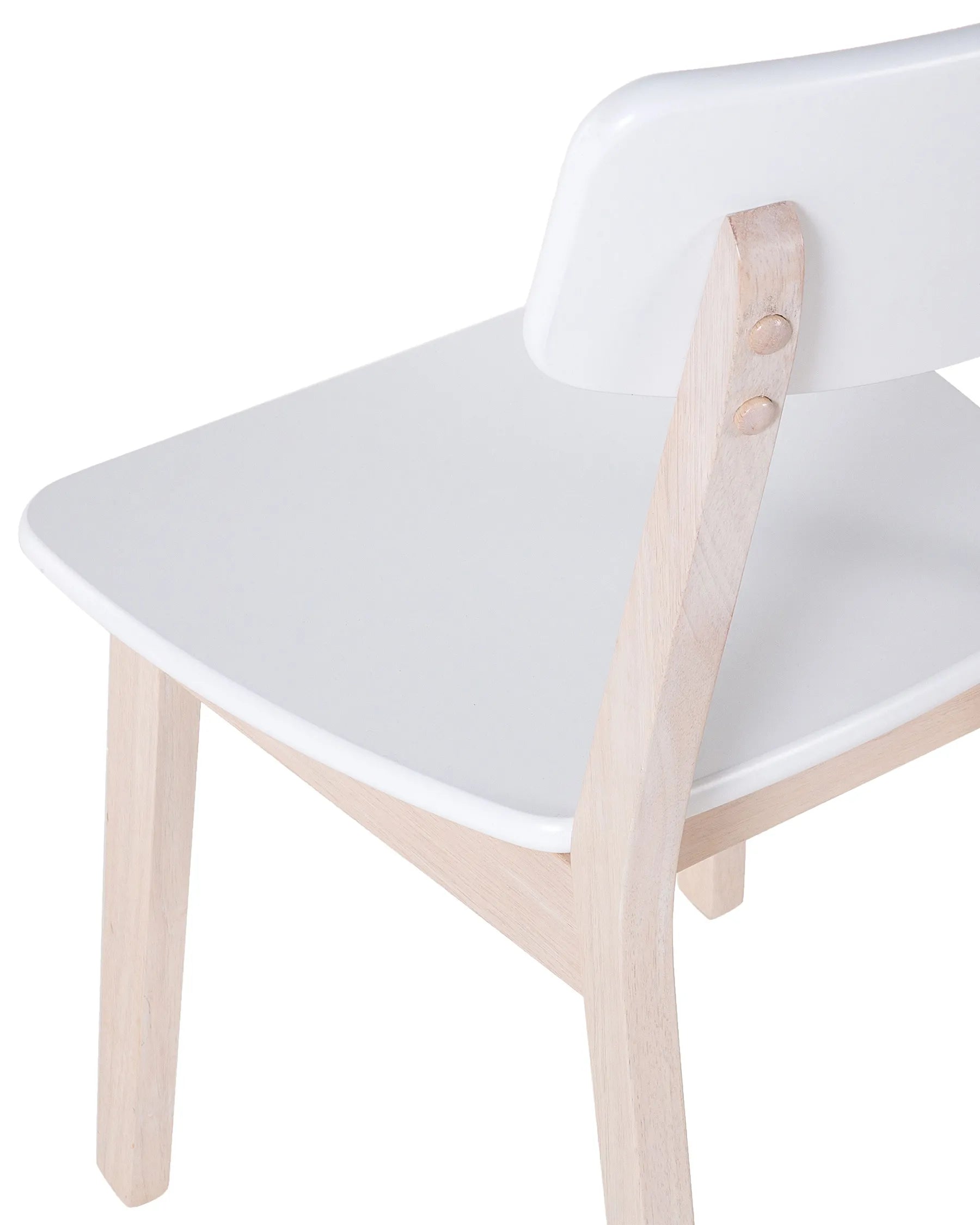 Set of 2 Dining Chairs SANTOS White