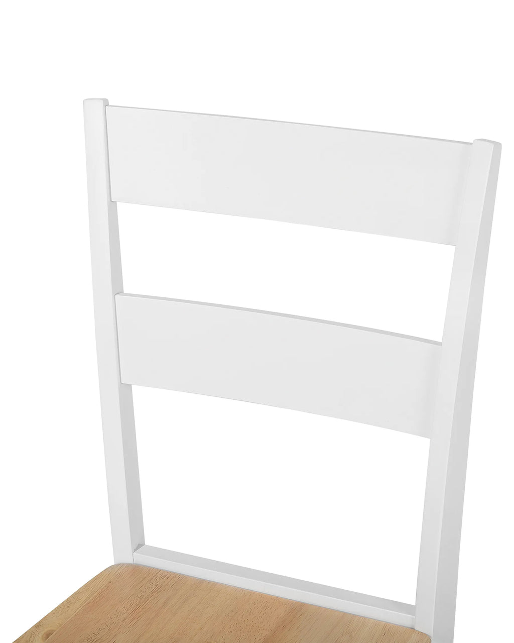 Set of 2 Dining Chairs GEORGIA Wood White