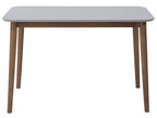 Dining Table MODESTO Grey 118 cm 77 cm Wood
