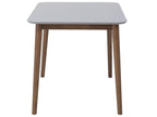 Dining Table MODESTO Grey 118 cm 77 cm Wood
