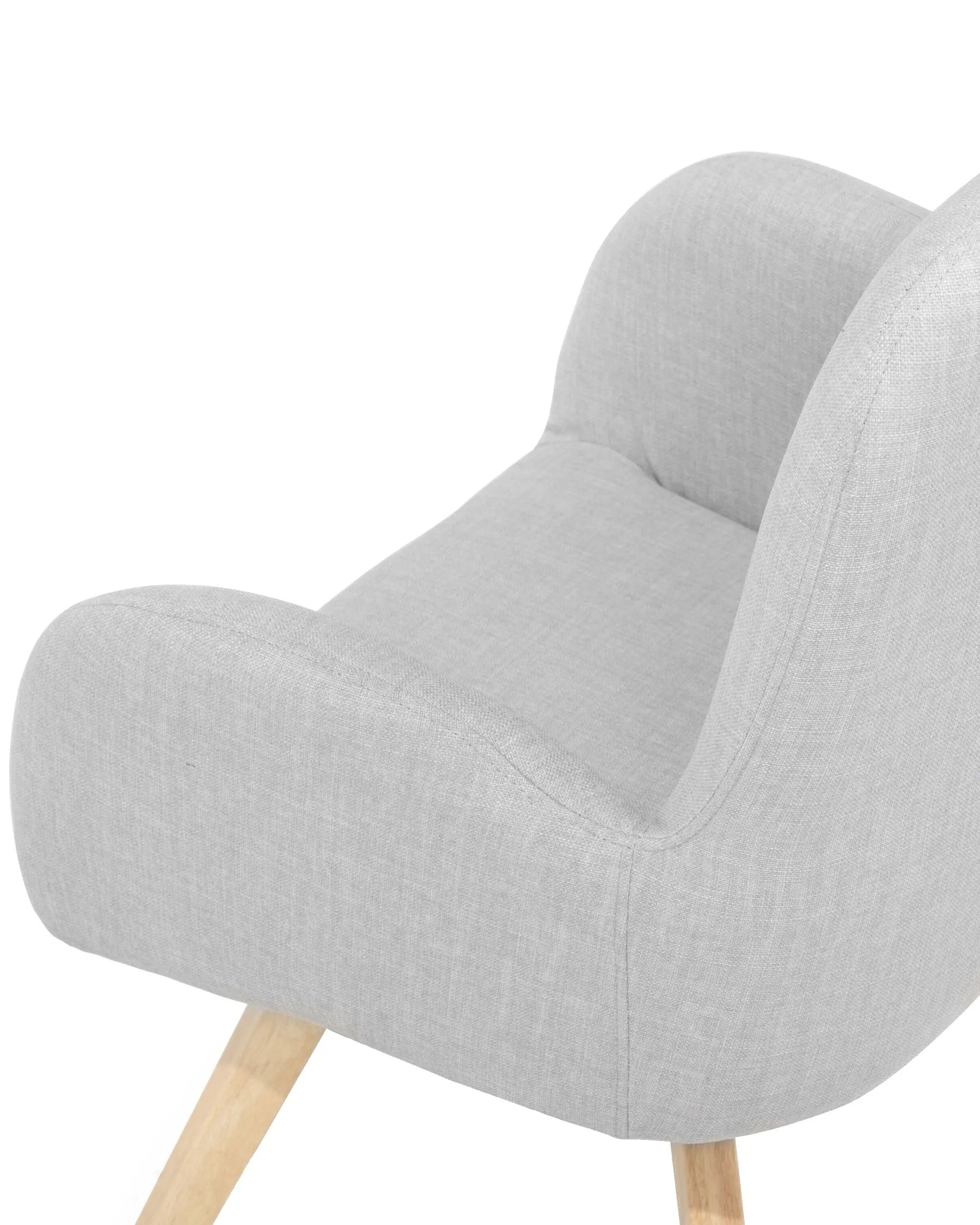 Armchair BJARN Fabric Light Grey