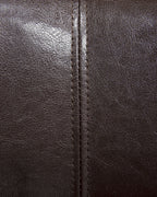 Armchair BORWICK Faux Leather Dark Brown