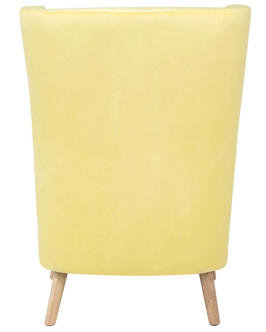 Wingback Chair ONEIDA Velvet Yellow
