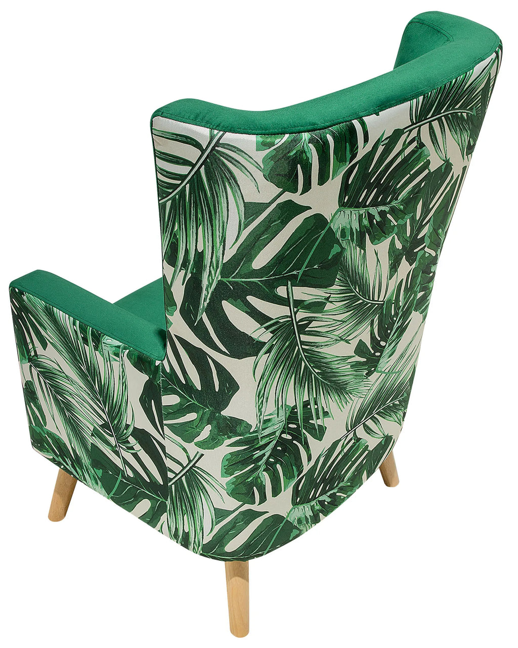 Wingback Chair ONEIDA Velvet Dark Green