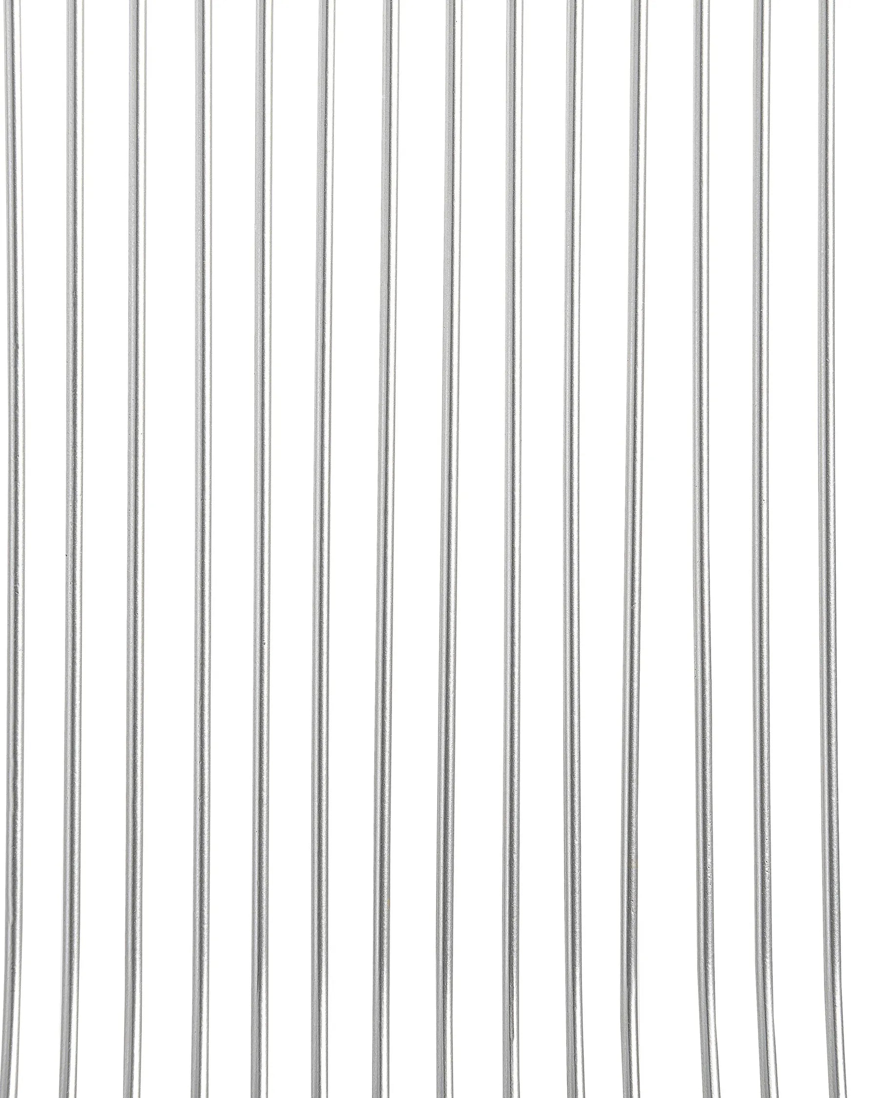 Set of 2 Dining Chairs AURORA Metal Silver