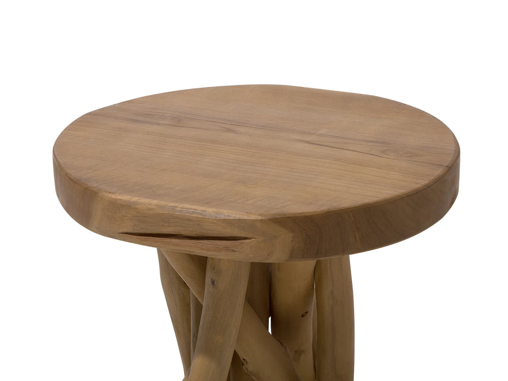 Side Table MERRITT Teak Wood Brown