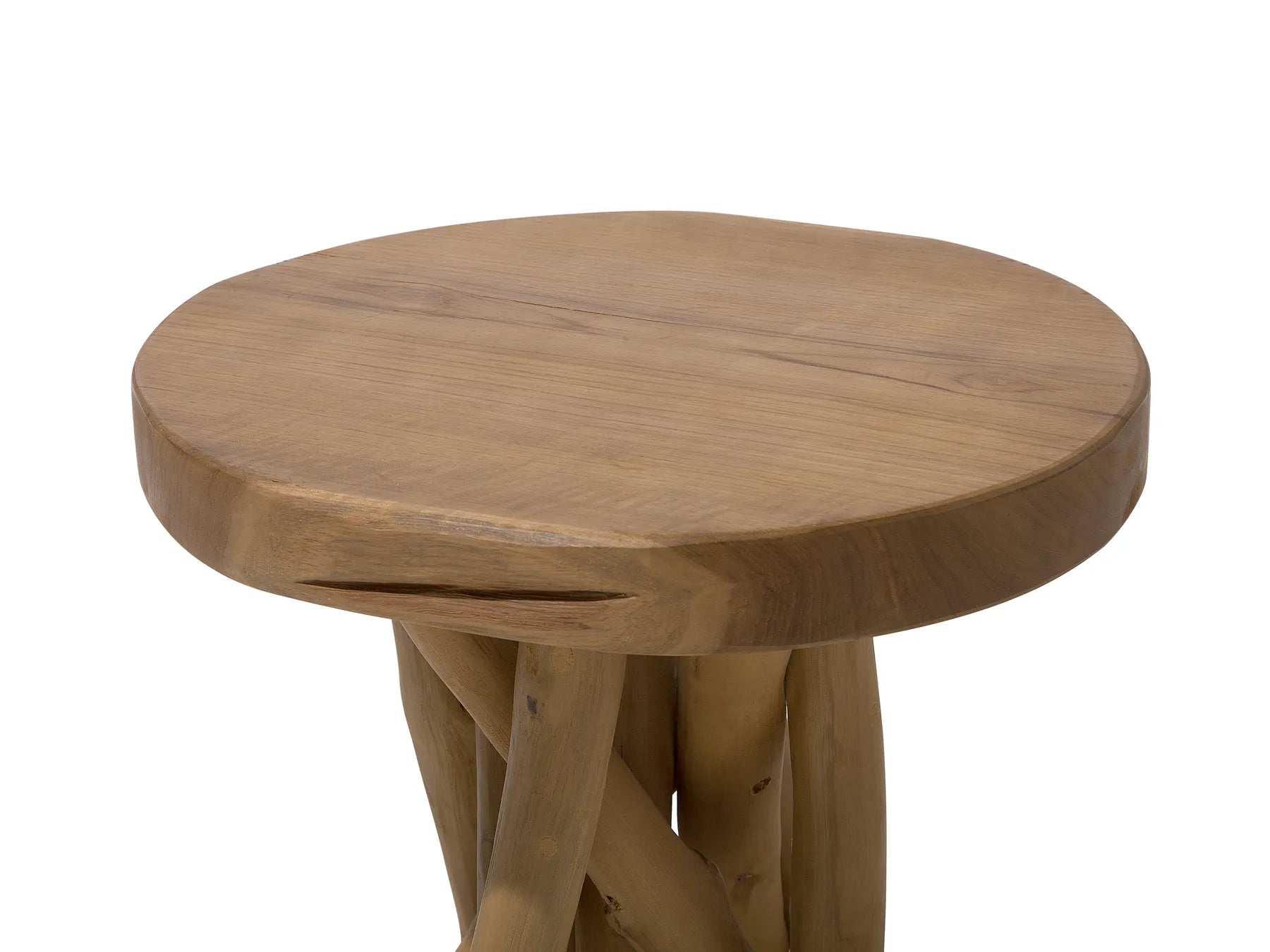 Side Table MERRITT Teak Wood Brown