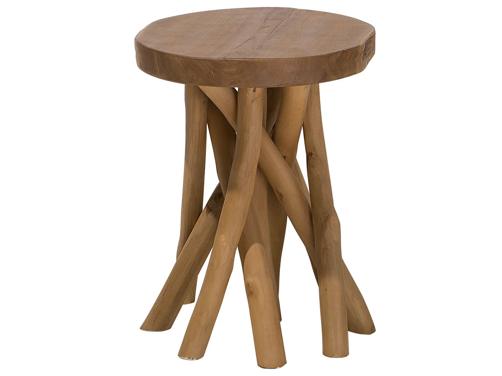 Side Table MERRITT Teak Wood Brown