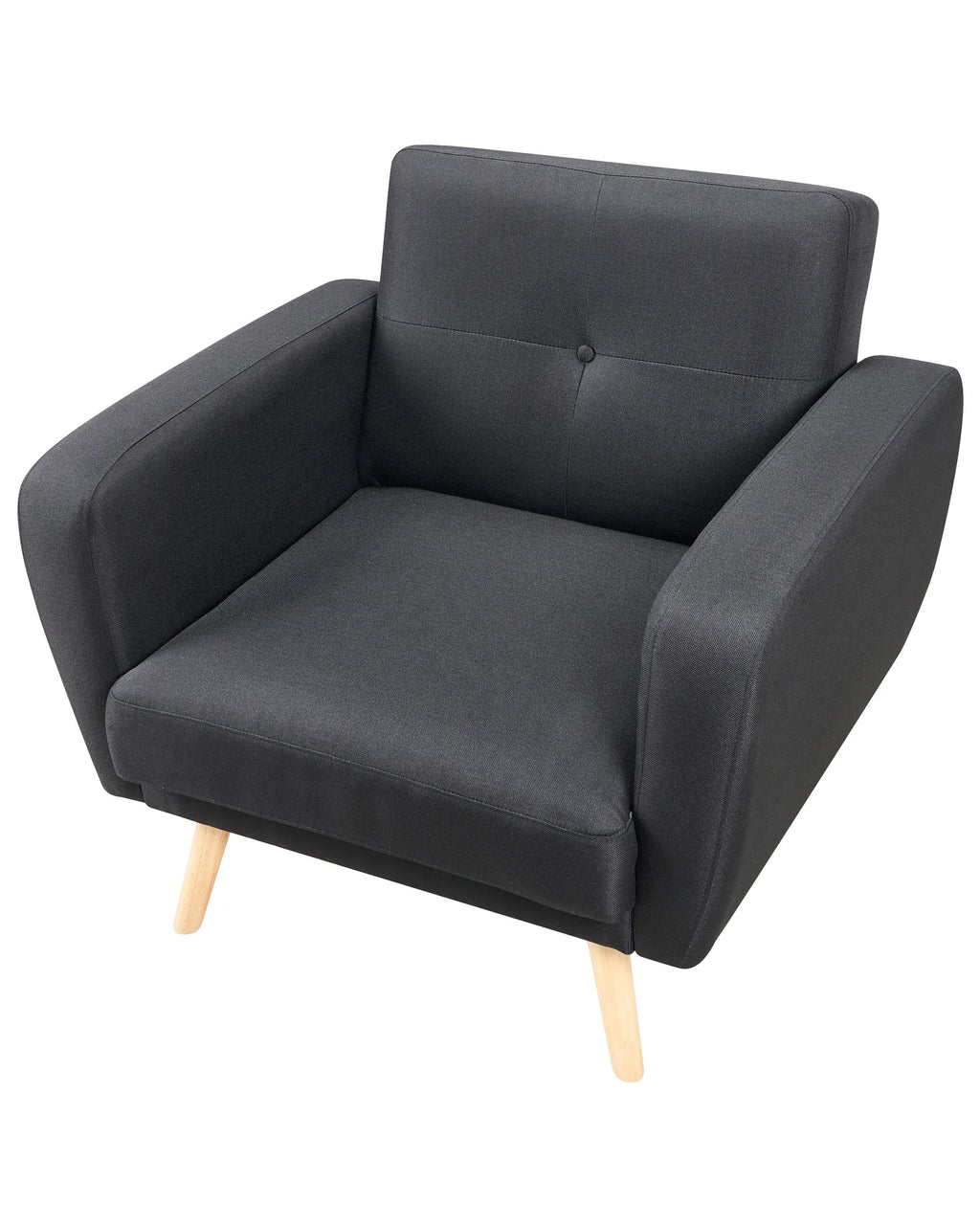 Recliner Chair FLORLI Fabric Black