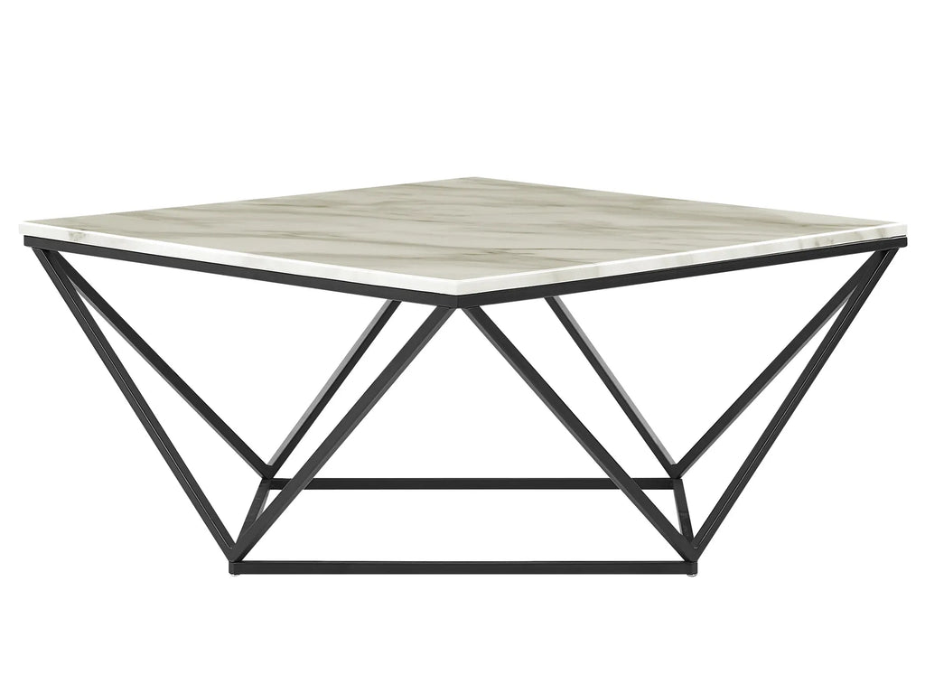Coffee Table MALIBU White Marble