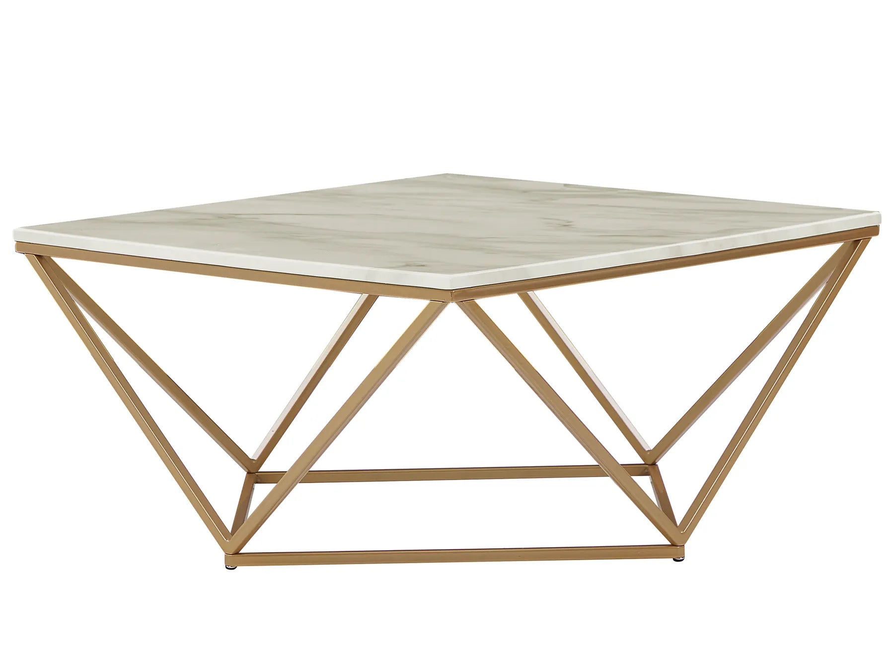 Coffee Table MALIBU Marble/ Gold