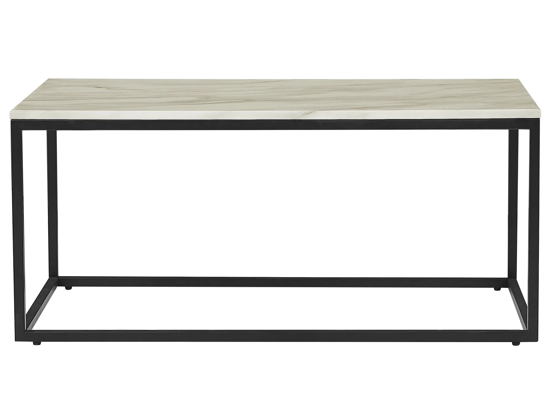 Coffee Table DELANO Marble/ Black