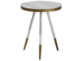Side Table RAMONA White Marble