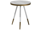 Side Table RAMONA White Marble