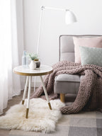Side Table RAMONA White Marble