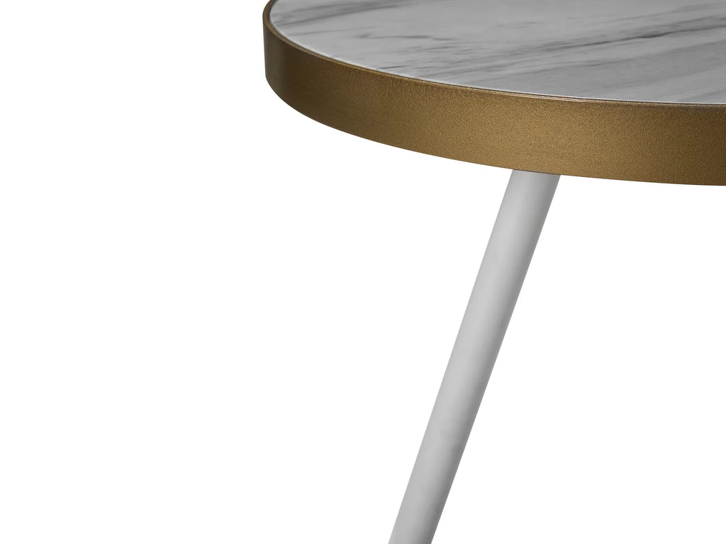 Side Table RAMONA White Marble