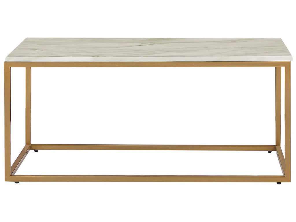 Coffee Table DELANO Marble/ Gold