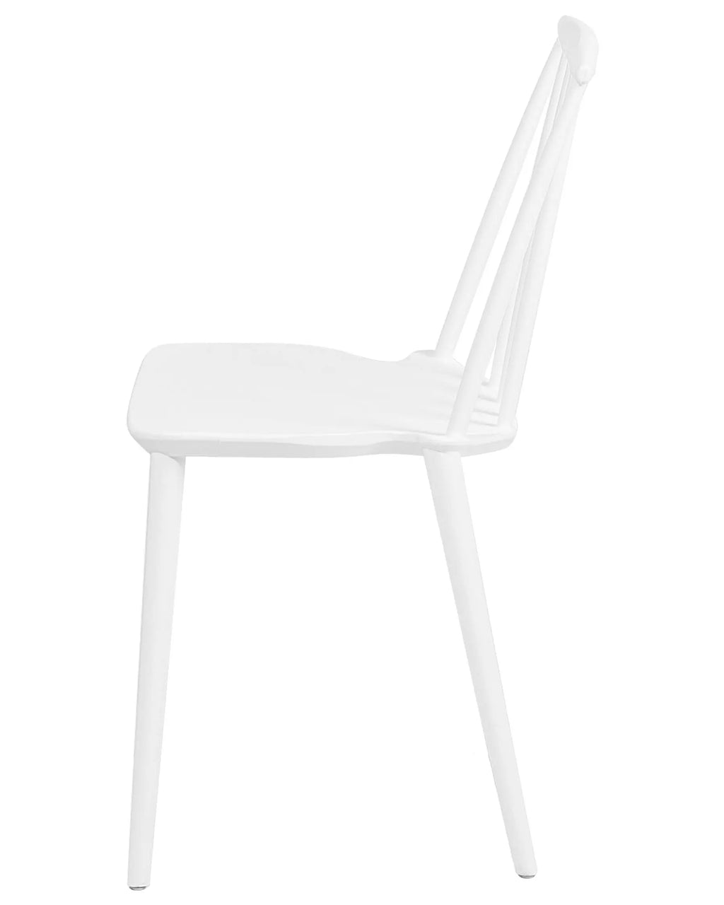 Set of 2 Dining Chairs VENTNOR White