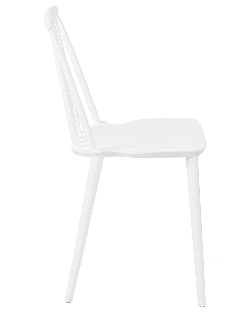 Set of 2 Dining Chairs VENTNOR White