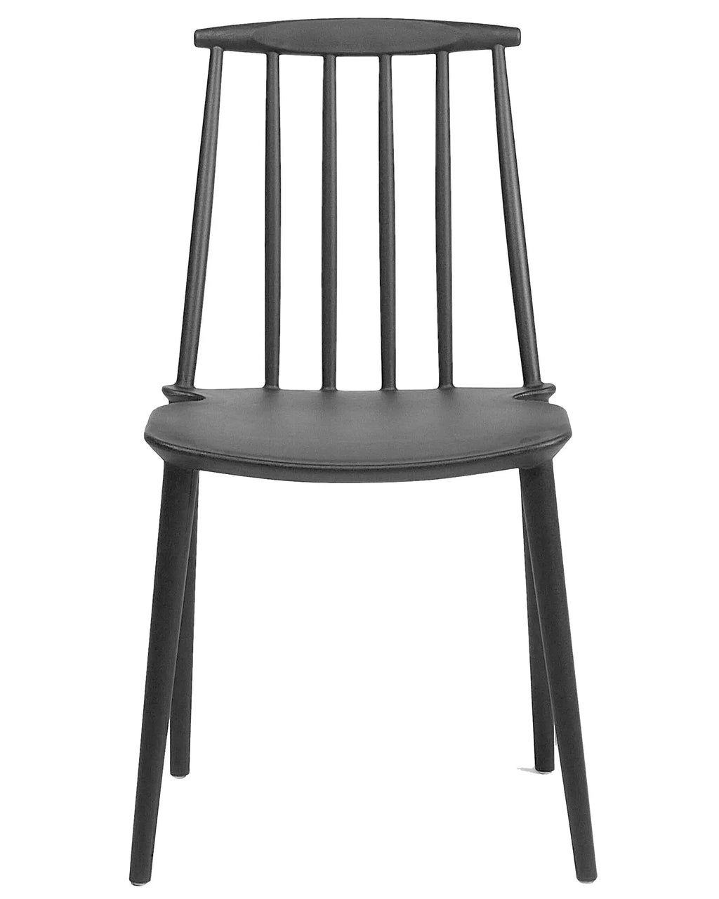 Set of 2 Dining Chairs VENTNOR Black