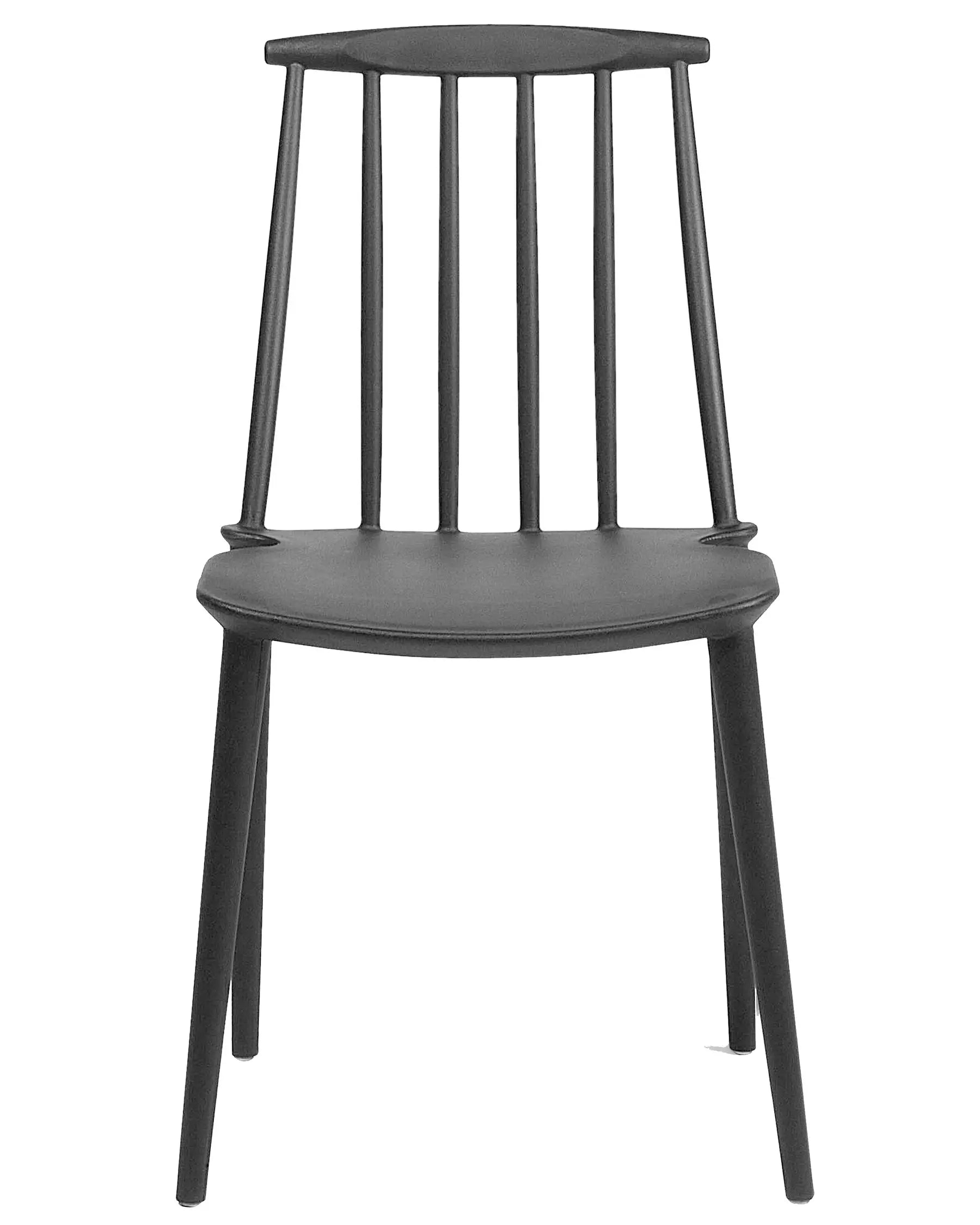 Set of 2 Dining Chairs VENTNOR Black