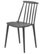 Set of 2 Dining Chairs VENTNOR Black