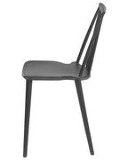 Set of 2 Dining Chairs VENTNOR Black