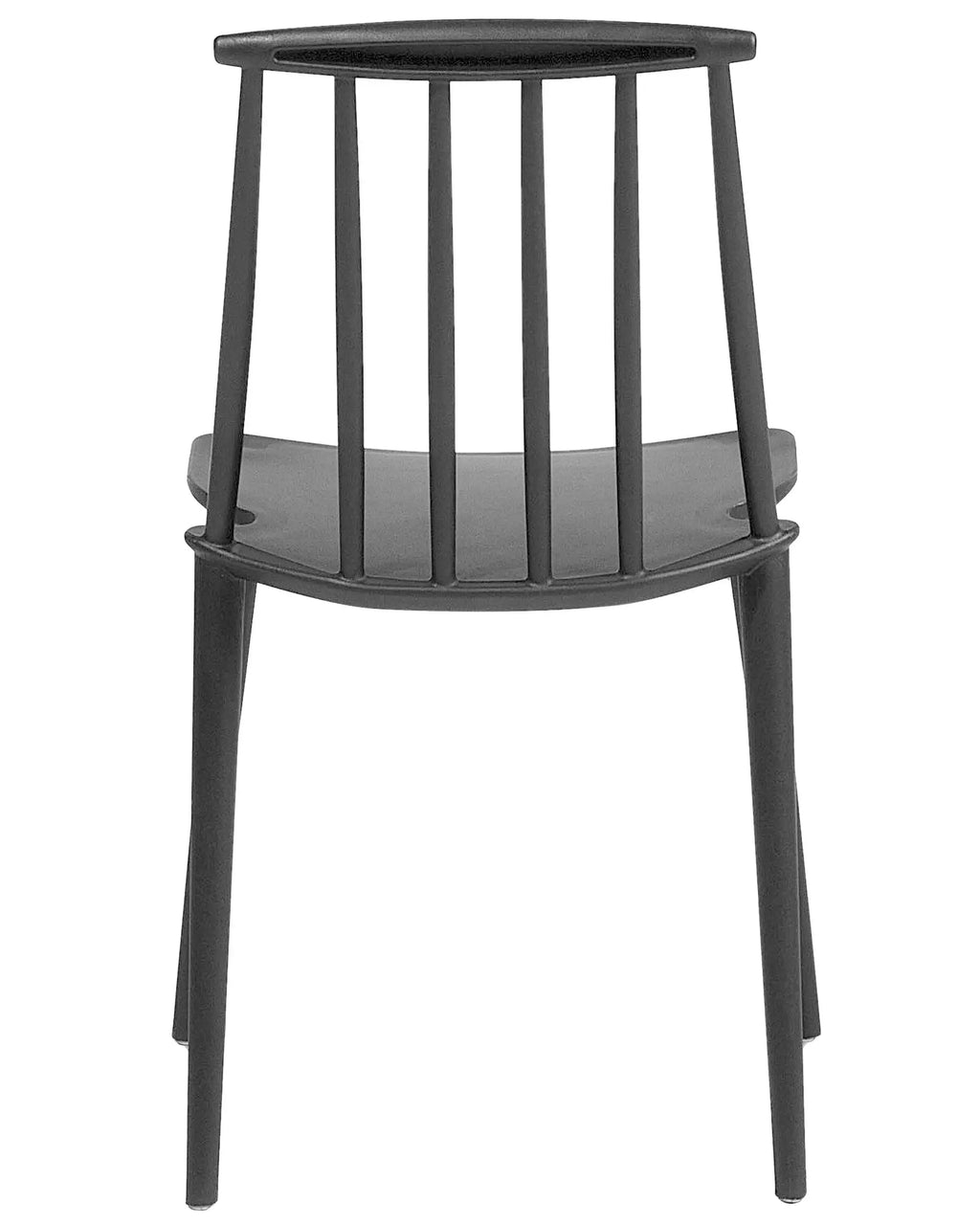Set of 2 Dining Chairs VENTNOR Black