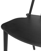Set of 2 Dining Chairs VENTNOR Black