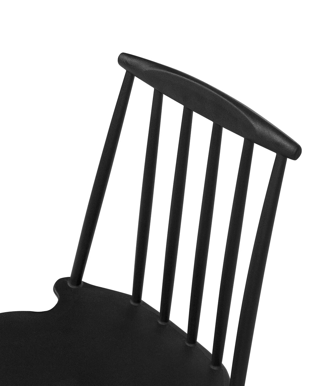 Set of 2 Dining Chairs VENTNOR Black