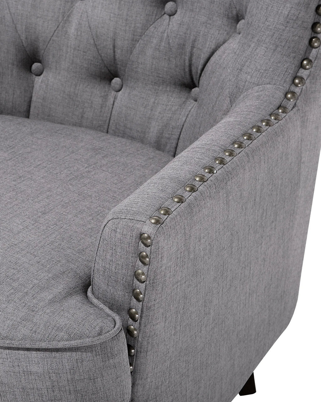 Armchair VIBORG II Fabric Light Grey