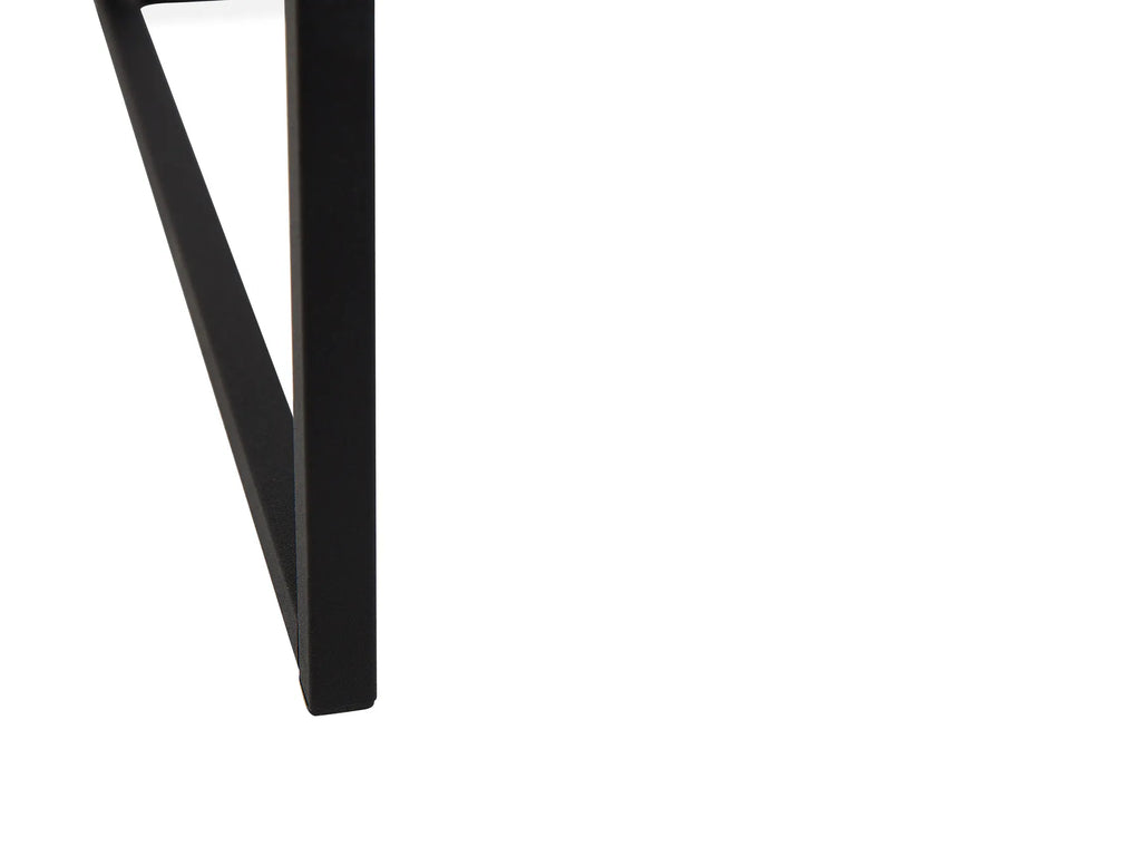 Set of 2 Side Tables DENNY Dark Brown