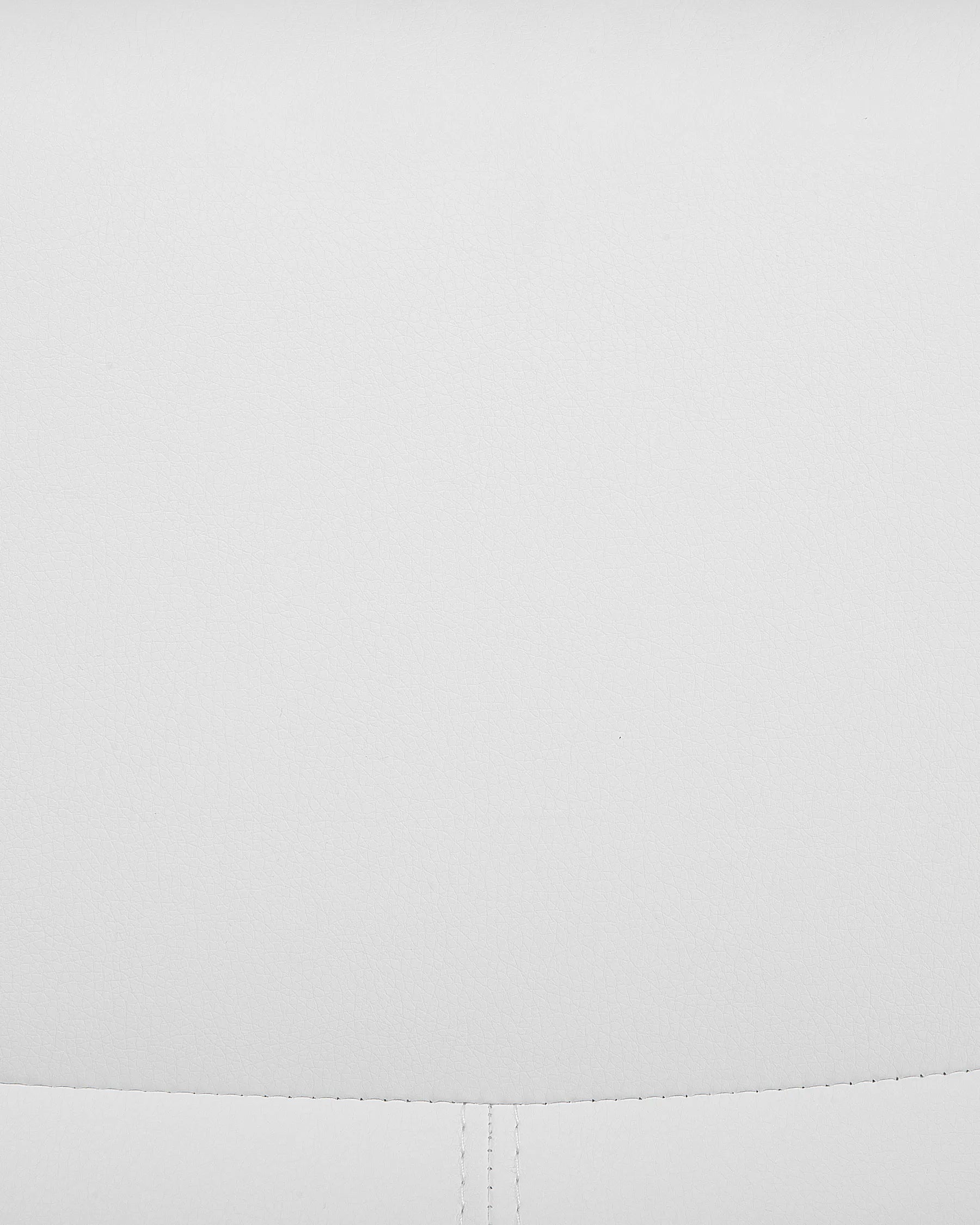 Recliner Chair MIGHT with Footrest Faux Leather White