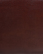 Recliner Chair ROYSTON with Footrest Faux Leather Dark Brown