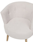 Armchair ODENZEN Fabric Off-White